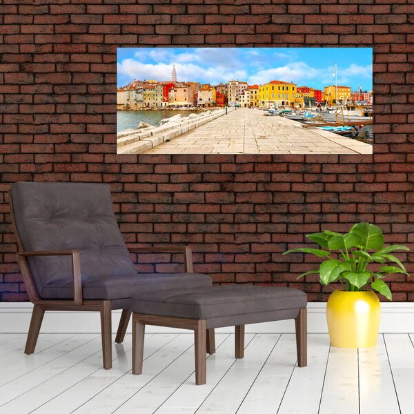 Slika - Stari istarski grad Poreč, Hrvatska (120x50 cm)