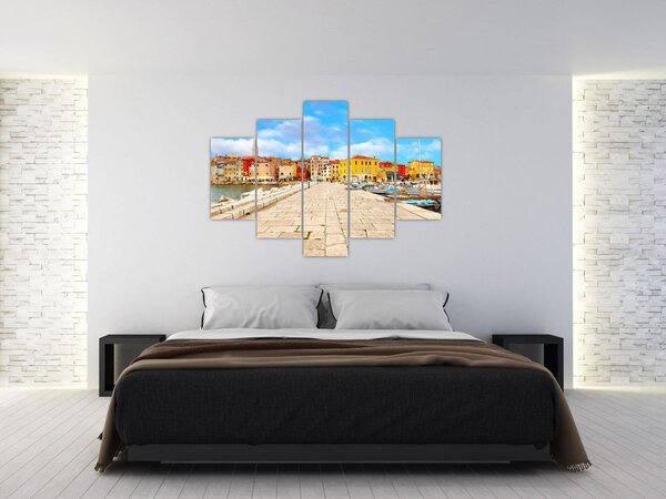 Slika - Stari istarski grad Poreč, Hrvatska (150x105 cm)