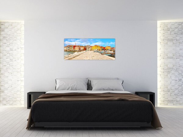 Slika - Stari istarski grad Poreč, Hrvatska (120x50 cm)
