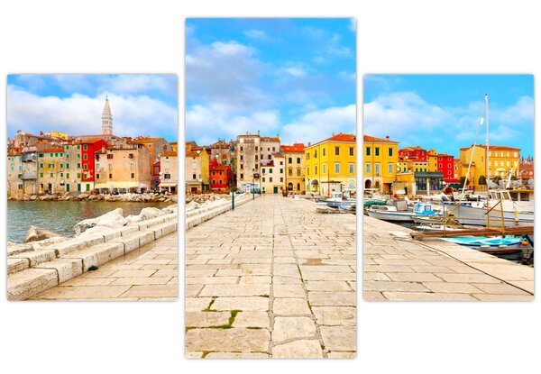 Slika - Stari istarski grad Poreč, Hrvatska (90x60 cm)