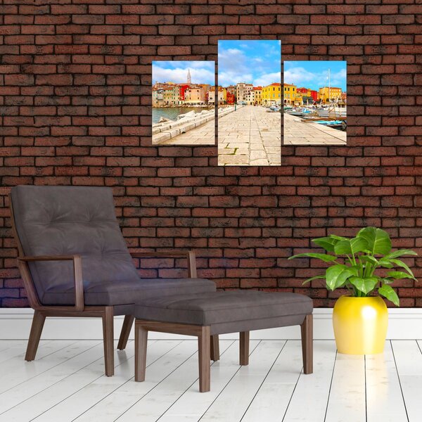 Slika - Stari istarski grad Poreč, Hrvatska (90x60 cm)