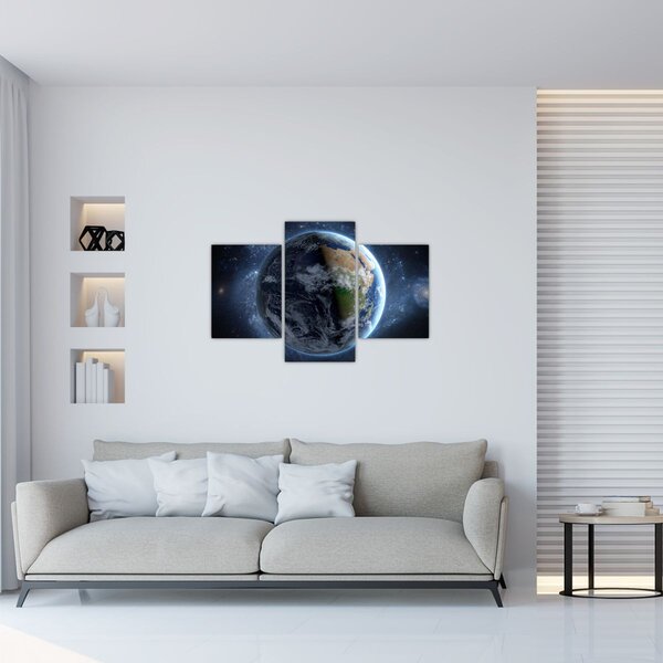 Slika - Pogled iz svemira (90x60 cm)
