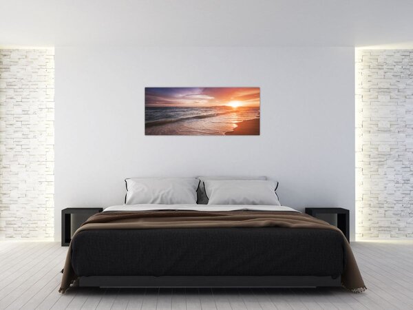 Slika - Zalazak sunca u Tajlandu (120x50 cm)
