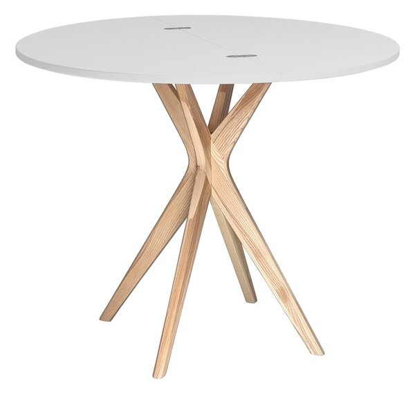Okrugli proširiv blagovaonski stol 45x90 cm Jubi – Ragaba