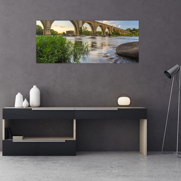 Slika - Željeznički most u Richmondu (120x50 cm)