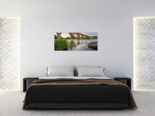 Slika - Željeznički most u Richmondu (120x50 cm)