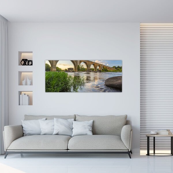 Slika - Željeznički most u Richmondu (120x50 cm)