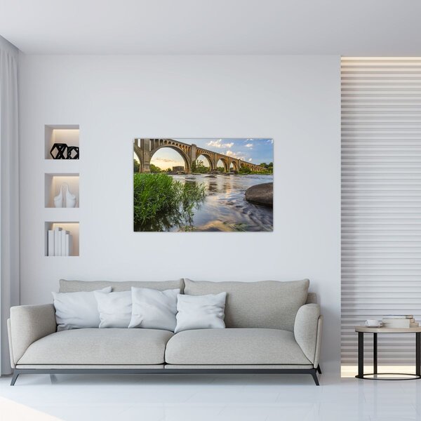 Slika - Željeznički most u Richmondu (90x60 cm)