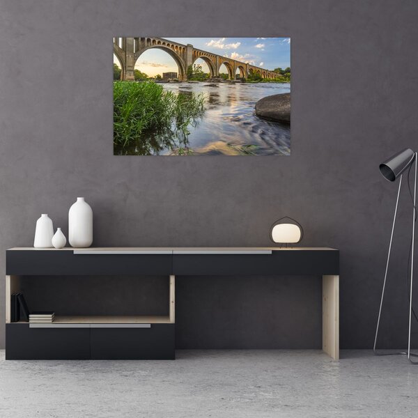 Slika - Željeznički most u Richmondu (90x60 cm)