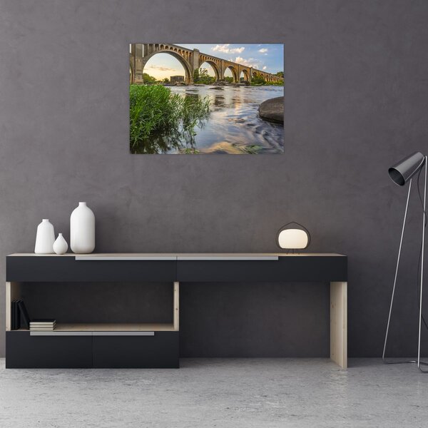 Slika - Željeznički most u Richmondu (70x50 cm)