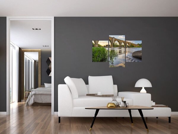 Slika - Željeznički most u Richmondu (90x60 cm)