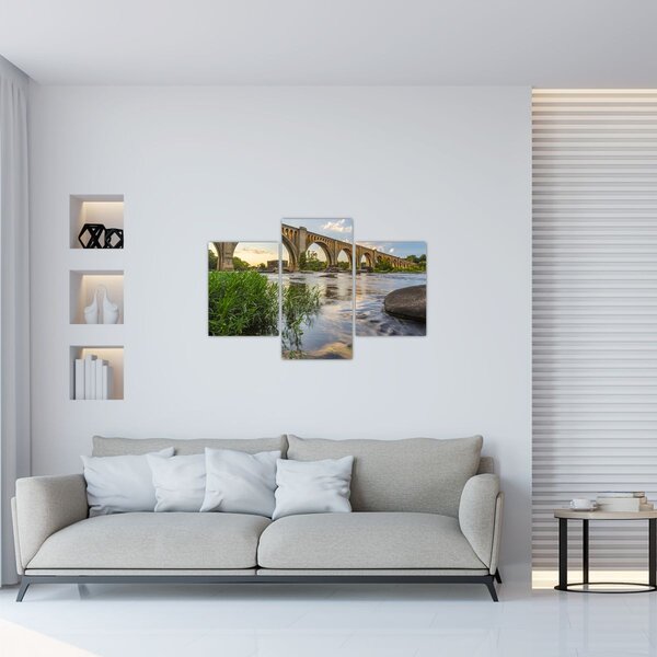 Slika - Željeznički most u Richmondu (90x60 cm)