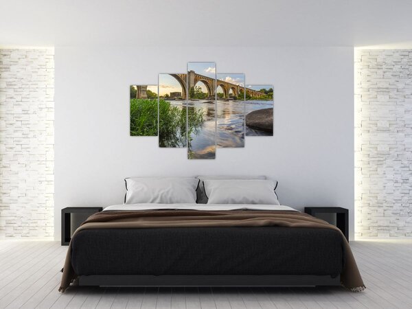 Slika - Željeznički most u Richmondu (150x105 cm)
