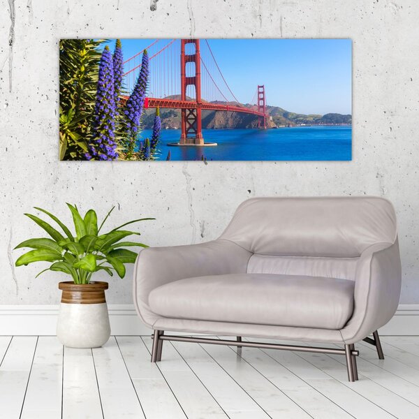 Slika - Most Golden Gate, San Francisco (120x50 cm)