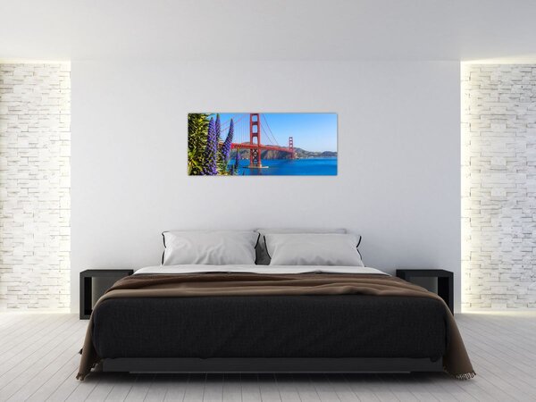 Slika - Most Golden Gate, San Francisco (120x50 cm)