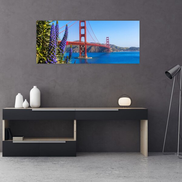 Slika - Most Golden Gate, San Francisco (120x50 cm)