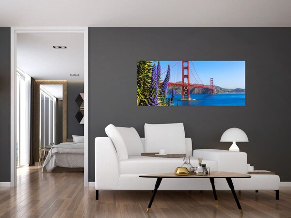 Slika - Most Golden Gate, San Francisco (120x50 cm)