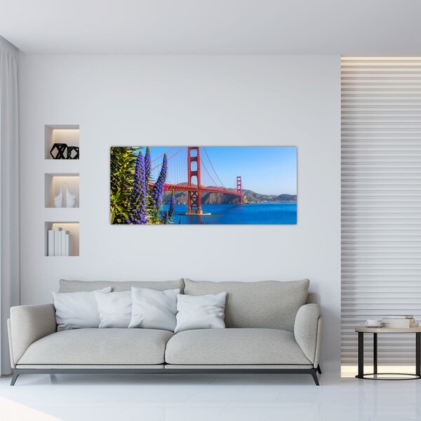 Slika - Most Golden Gate, San Francisco (120x50 cm)