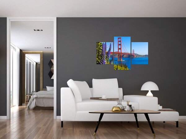 Slika - Most Golden Gate, San Francisco (90x60 cm)