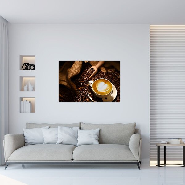 Slika - Šalica kave (90x60 cm)