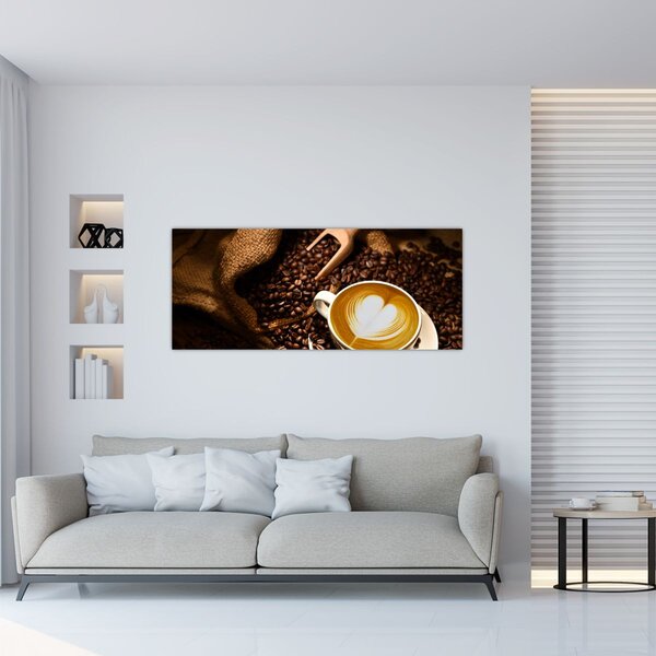 Slika - Šalica kave (120x50 cm)