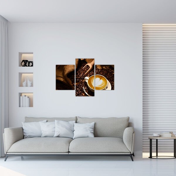 Slika - Šalica kave (90x60 cm)