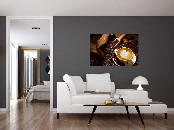 Slika - Šalica kave (90x60 cm)