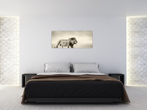 Slika - Gladni lav (120x50 cm)