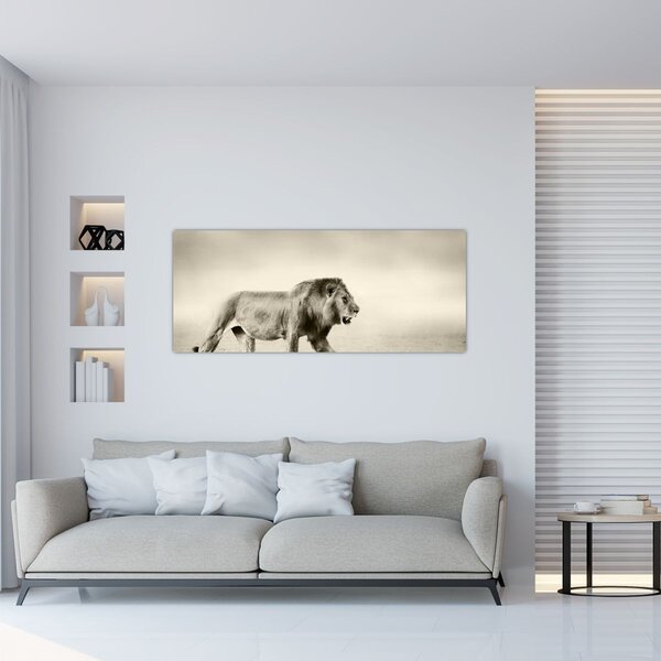 Slika - Gladni lav (120x50 cm)