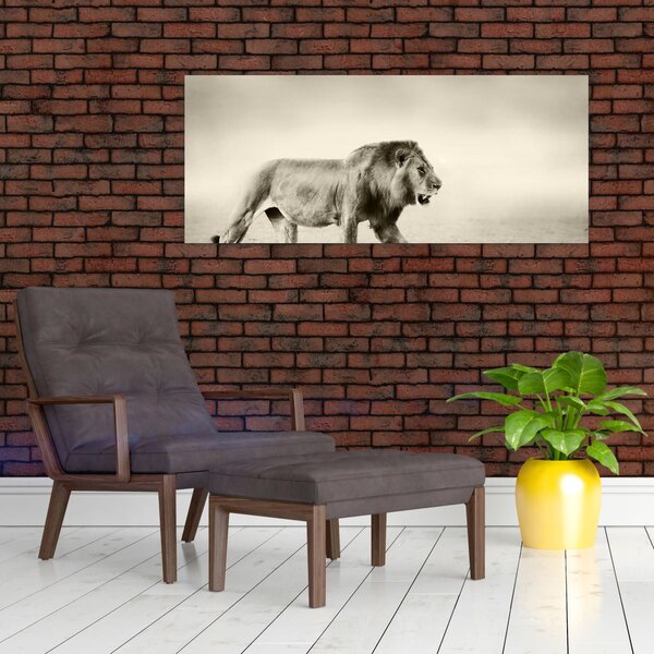 Slika - Gladni lav (120x50 cm)