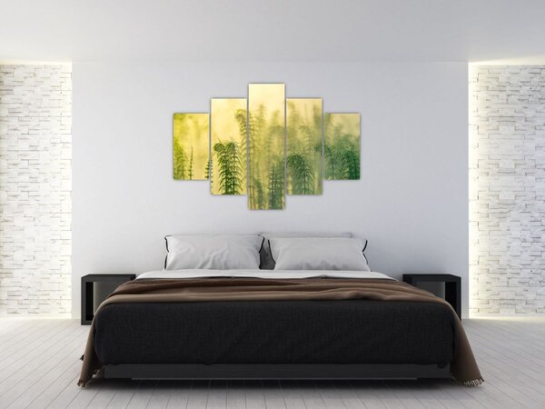 Slika - Detalj proljetne maglovite prirode (150x105 cm)
