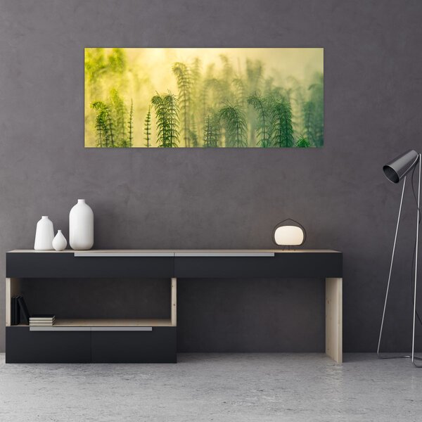 Slika - Detalj proljetne maglovite prirode (120x50 cm)