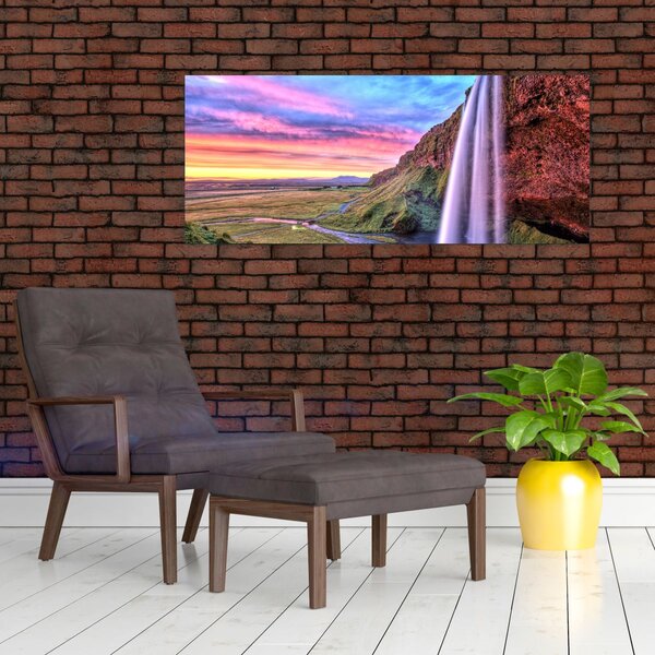 Slika - Vodopad Seljalandsfoss (120x50 cm)