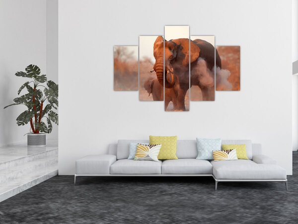 Slika - Veliki afrički slon (150x105 cm)