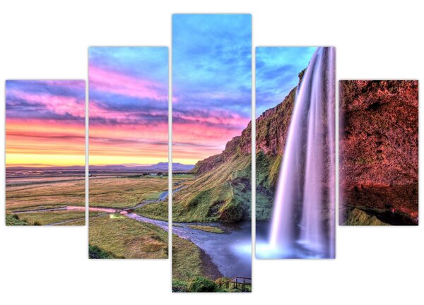 Slika - Vodopad Seljalandsfoss (150x105 cm)