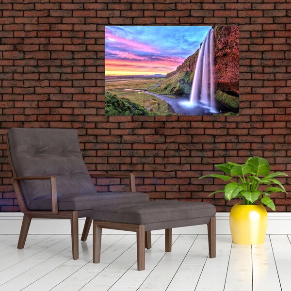 Slika - Vodopad Seljalandsfoss (90x60 cm)