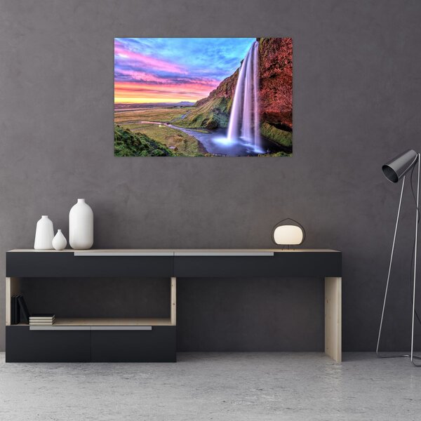 Slika - Vodopad Seljalandsfoss (90x60 cm)