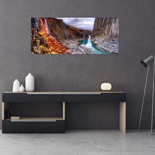 Slika - Kanjon Studlagil (120x50 cm)