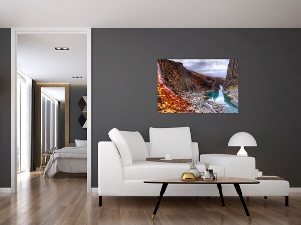 Slika - Kanjon Studlagil (90x60 cm)