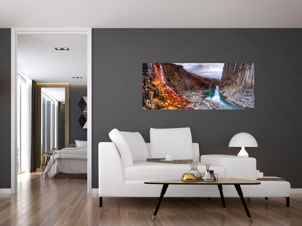 Slika - Kanjon Studlagil (120x50 cm)