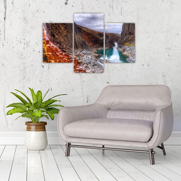 Slika - Kanjon Studlagil (90x60 cm)