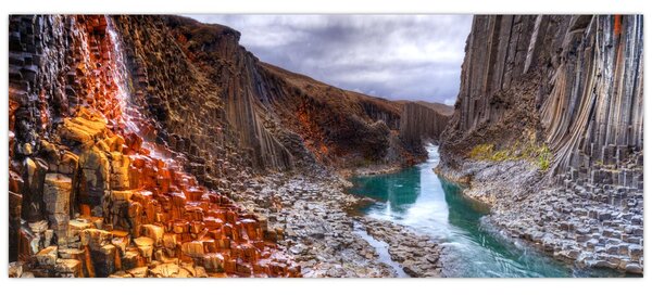 Slika - Kanjon Studlagil (120x50 cm)