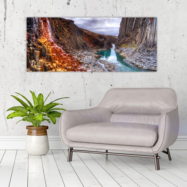 Slika - Kanjon Studlagil (120x50 cm)