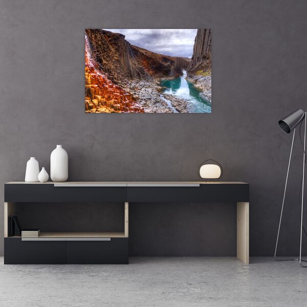 Slika - Kanjon Studlagil (90x60 cm)
