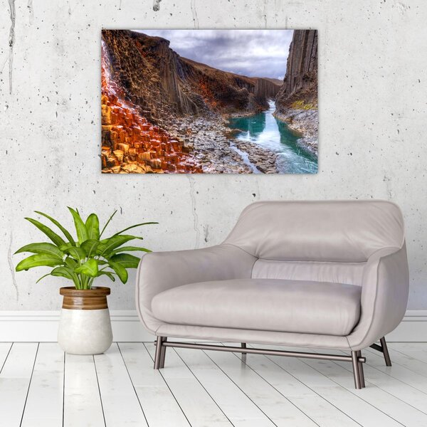 Slika - Kanjon Studlagil (90x60 cm)