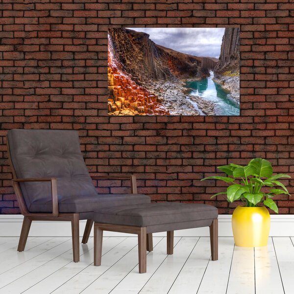 Slika - Kanjon Studlagil (90x60 cm)