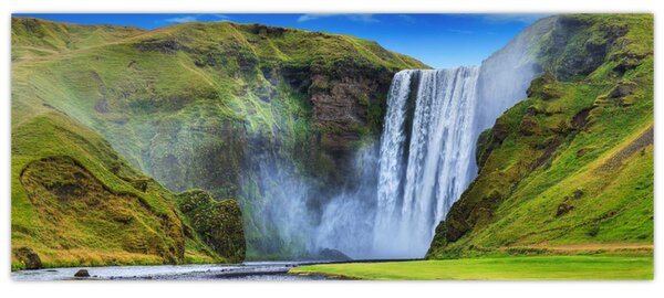 Slika - Vodopad Seljalandsfoss (120x50 cm)