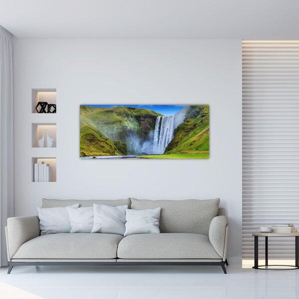 Slika - Vodopad Seljalandsfoss (120x50 cm)