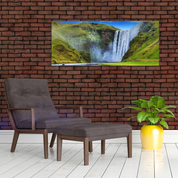 Slika - Vodopad Seljalandsfoss (120x50 cm)