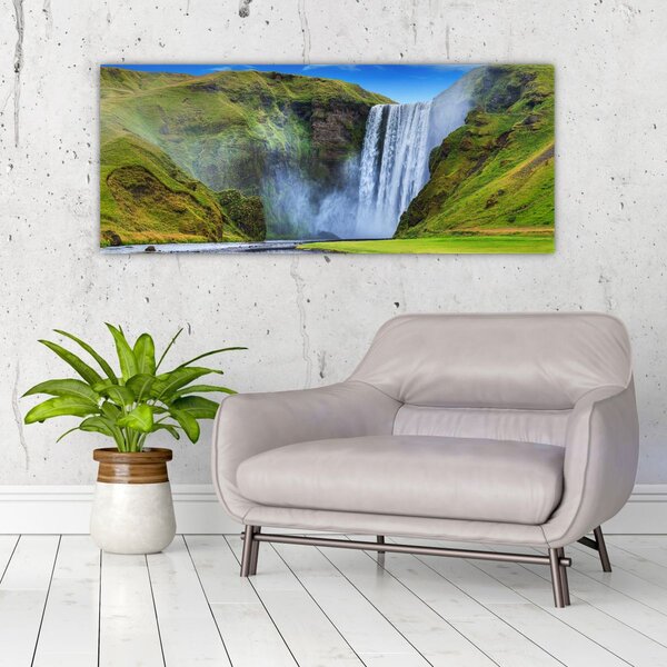 Slika - Vodopad Seljalandsfoss (120x50 cm)
